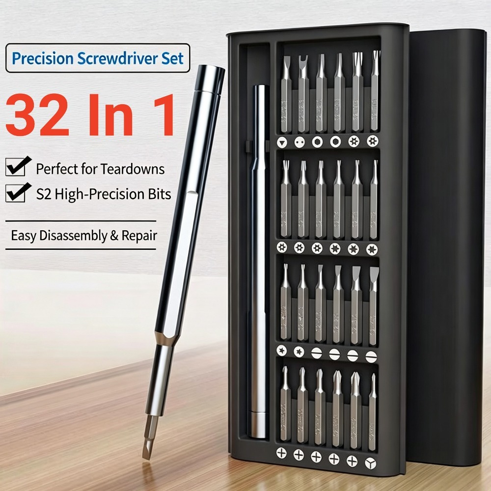 Electronics Repair Workshop - 32 In 1 Precision Magnetic Screwdriver