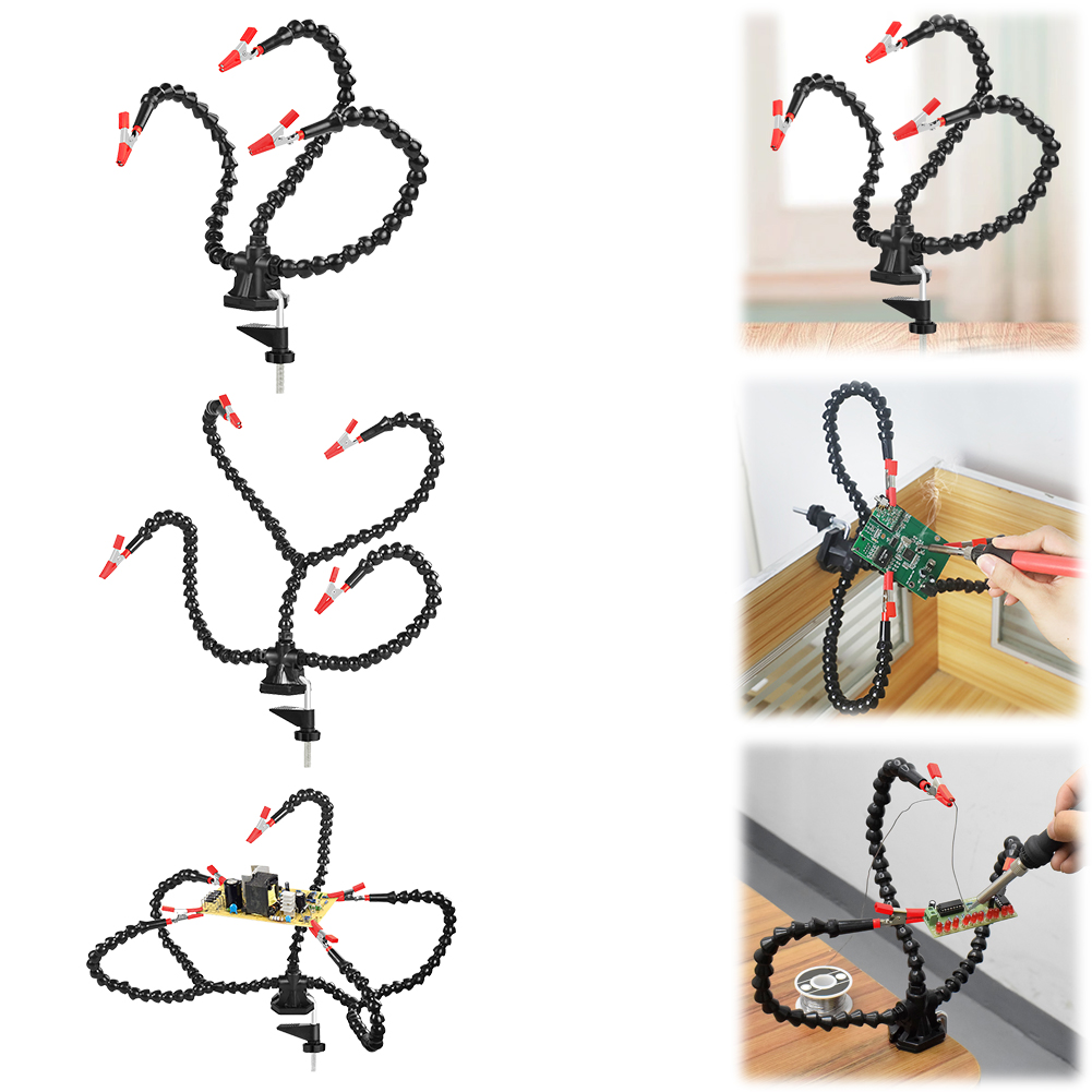 Desk Clamp Soldering Third Han - Electronics Repair Workshop review and price